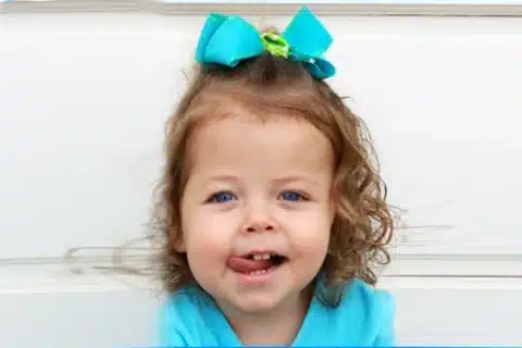 throat program represented by a little girl - ENT Pediatricians for Children